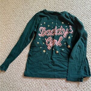 The Children's Place Green 'Daddy's Girl' Long Sleeve Tee